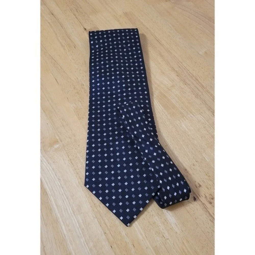 Daniel de Fasson Necktie Geometric Dot Pattern Business Career Formal‎